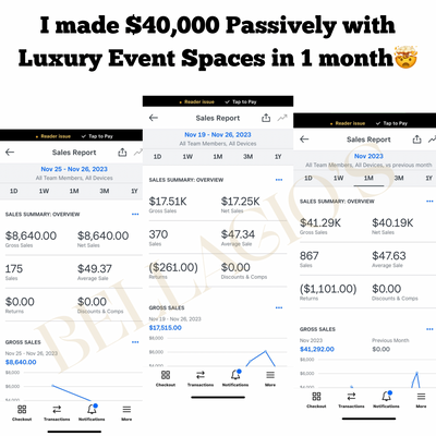 Luxury Event Space Masterclass! Make 6 Figures passively with my signature Blueprint